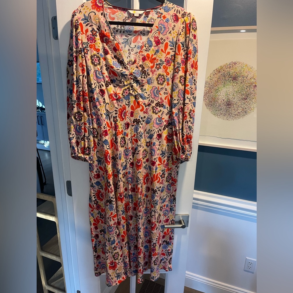 Boden floral dress like new size 20R